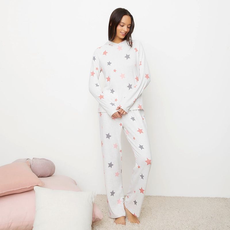 SYBILLA - Pijama completa con pantalón Mujer Manga larga  Sybilla