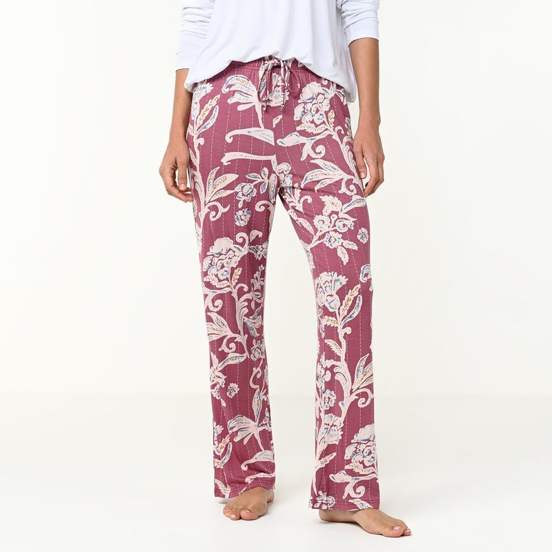 BLU - Pantalón de pijama Mujer Largo Sin mangas Blu