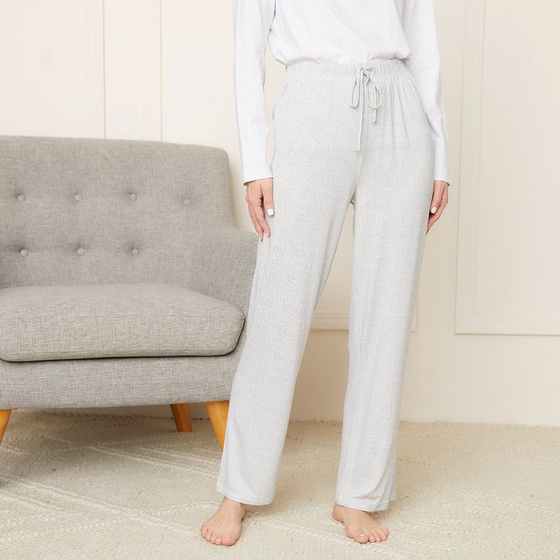 BLU - Pantalón de pijama Mujer Largo Sin mangas Blu