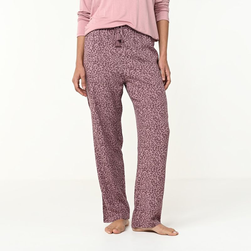 BLU - Pantalón de pijama Mujer Largo Sin mangas Blu
