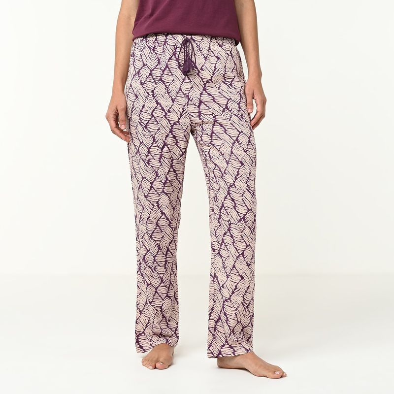 BLU - Pantalón de pijama Mujer Largo Sin mangas Blu