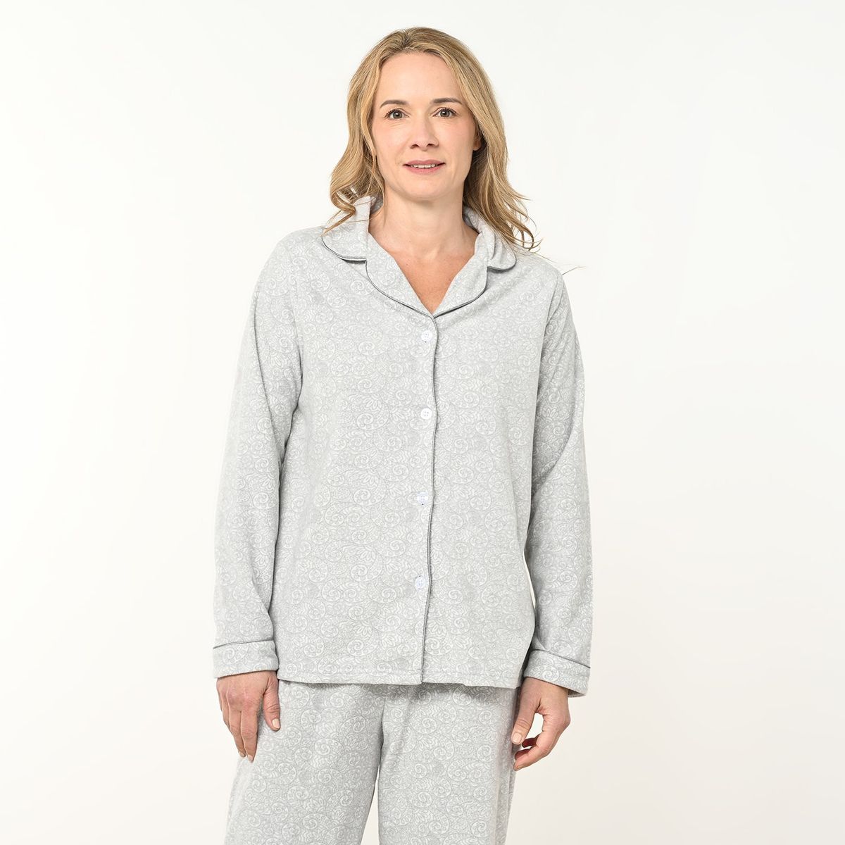 SOUTHLAND - Conjunto pijama mujer pantalón y manga larga Southland