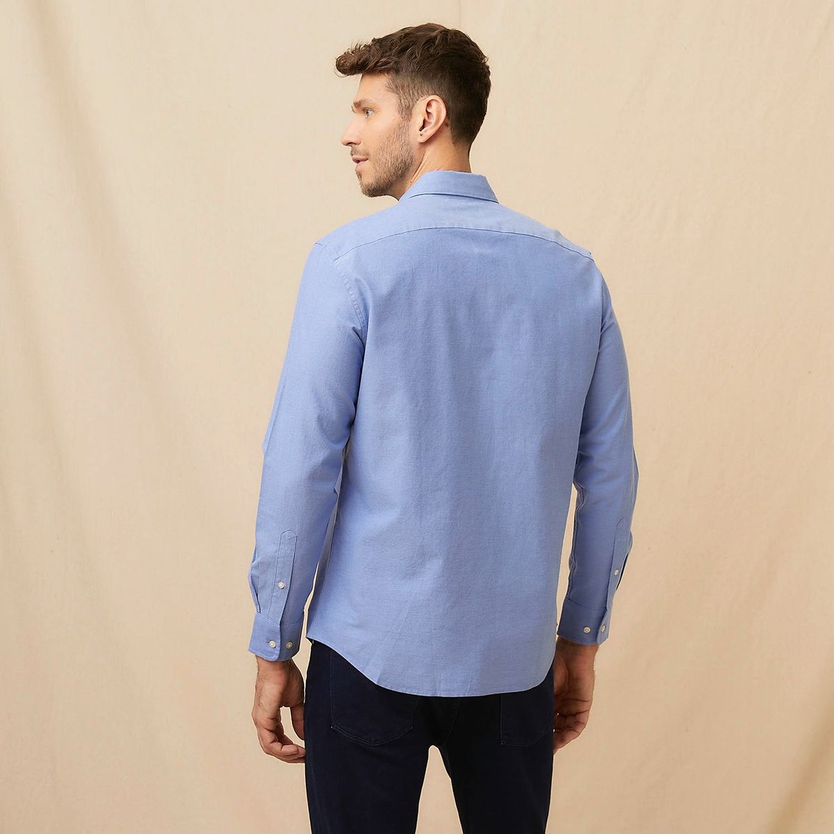 LA MARTINA - Camisa Hombre Manga larga Recto de Algodón La Martina