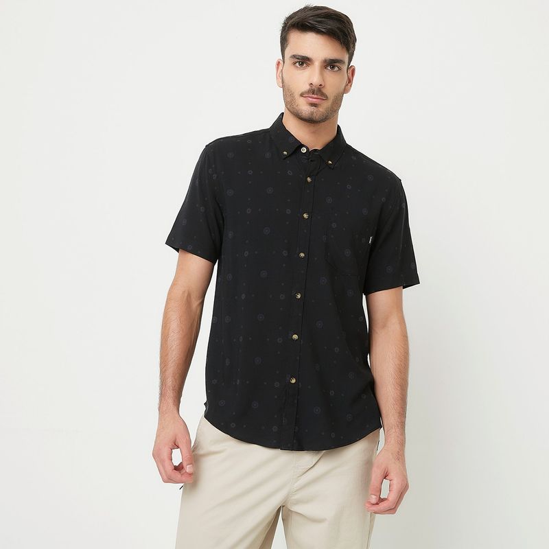DOO AUSTRALIA - Camisa Hombre con Estampado Manga corta Recto Doo Australia