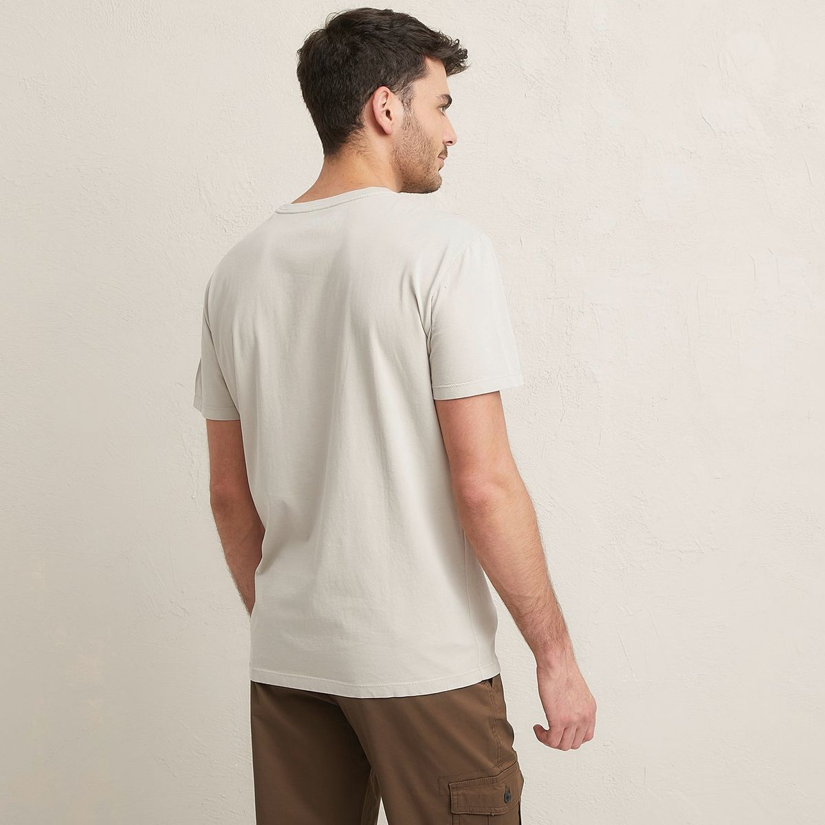 BASEMENT - Camiseta Hombre de Algodón Basement