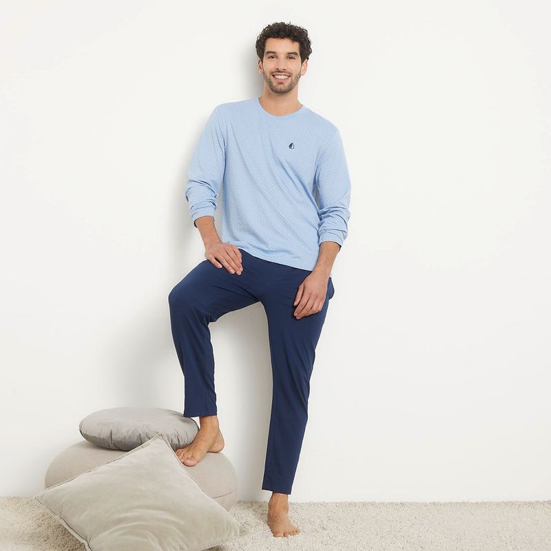 NEWPORT - Pijama Hombre Manga larga de Algodón Newport
