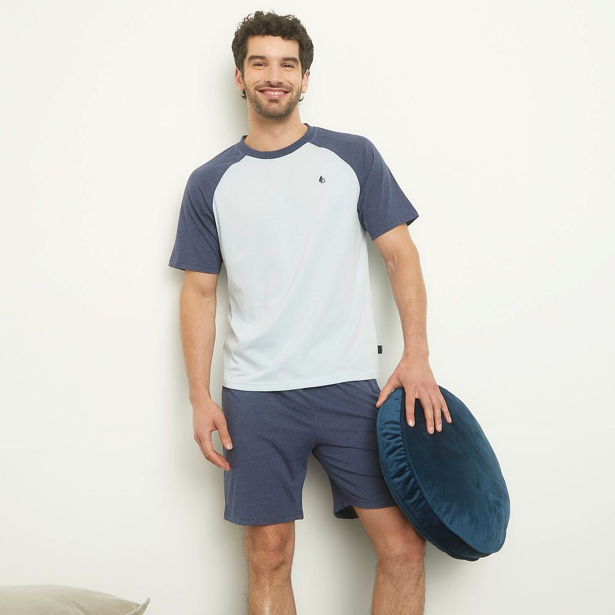 NEWPORT - Pijama Hombre Manga corta de Algodón Newport