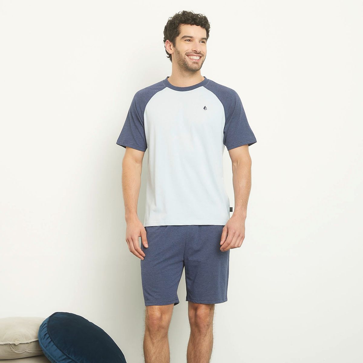 NEWPORT - Pijama Hombre Manga corta de Algodón Newport