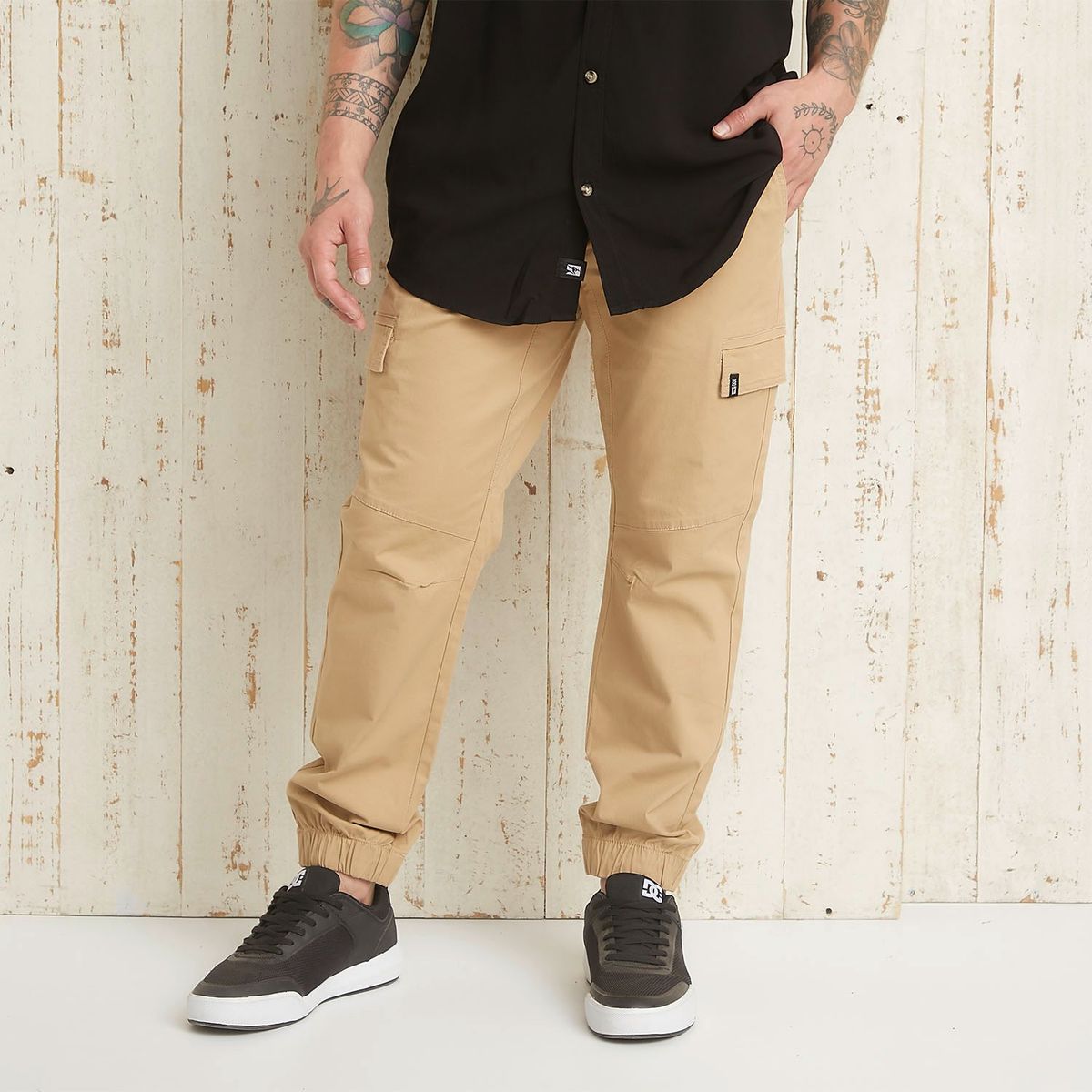 DOO AUSTRALIA - Pantalón cargo Hombre Jogger de Algodón Doo Australia