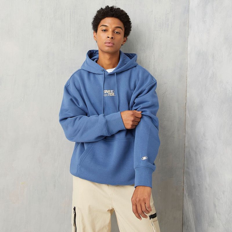 STARTER - Hoodie Hombre con Logo de Algodón Starter
