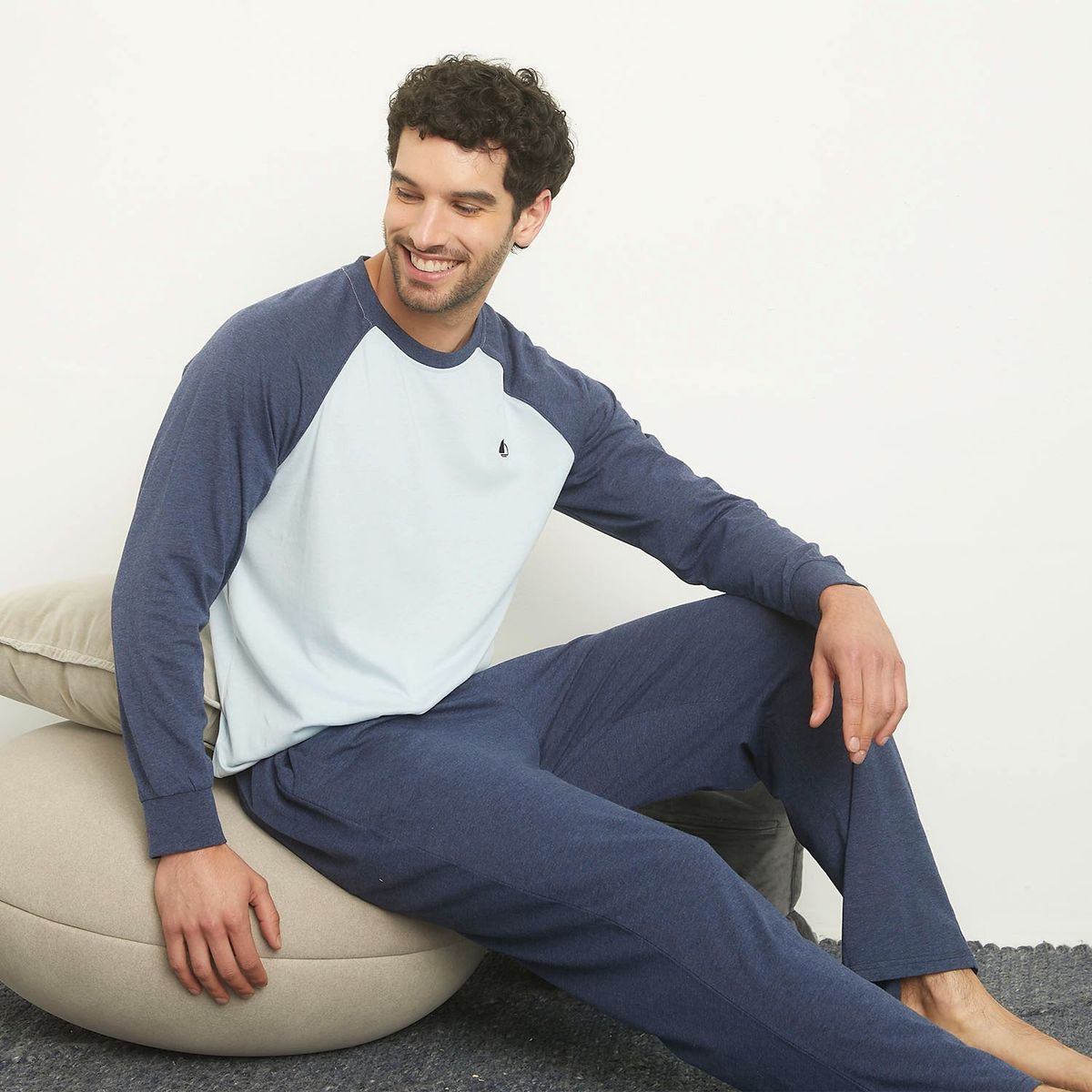 NEWPORT - Pijama Hombre Manga larga de Algodón Newport