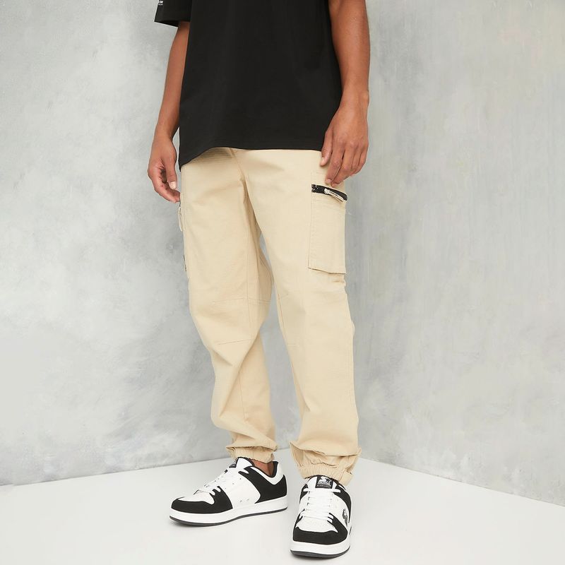 STARTER - Pantalón cargo Hombre Jogger de Algodón Starter