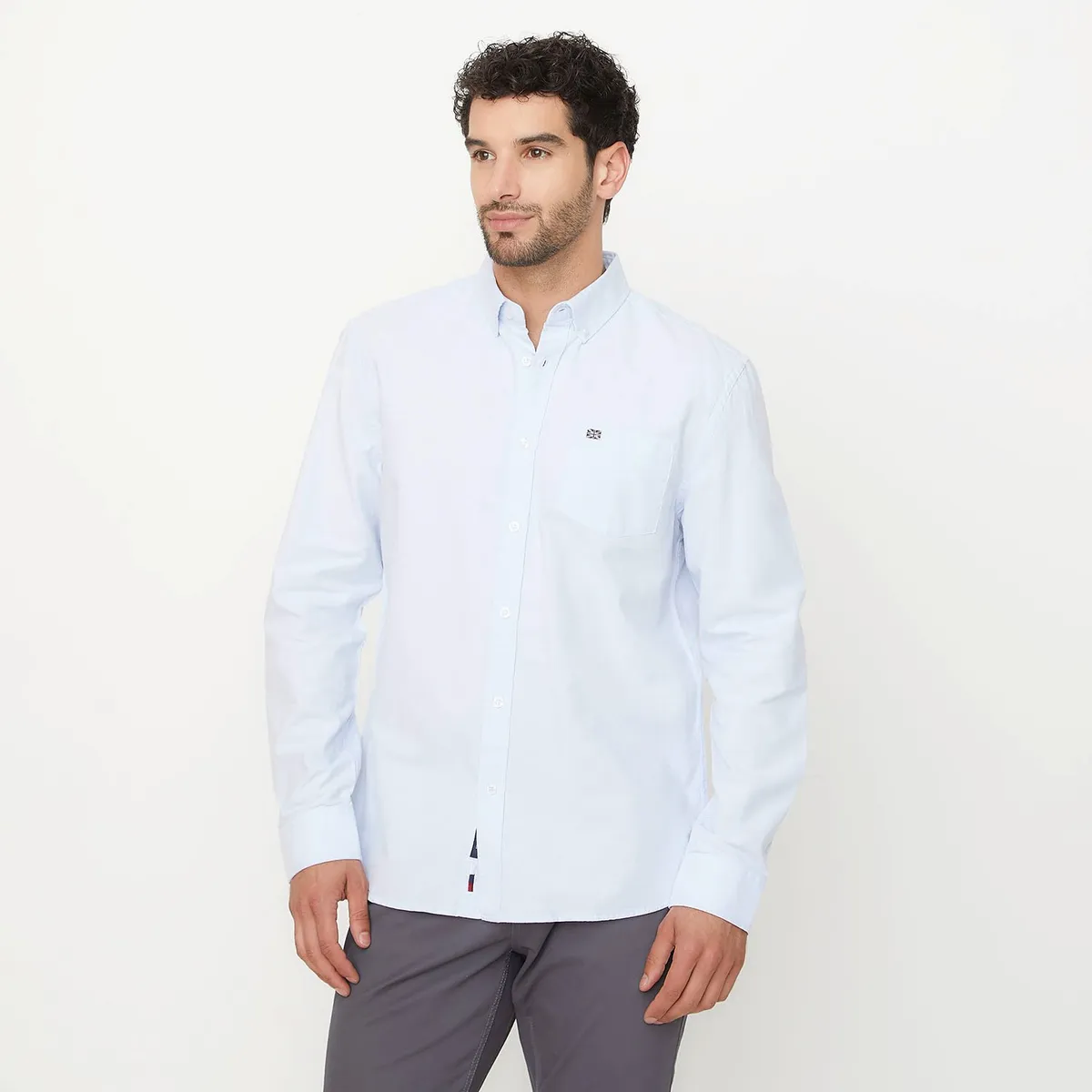 UNIVERSITY CLUB - Camisa Hombre Manga larga Slim University Club