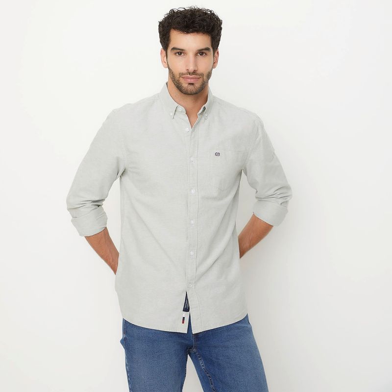 UNIVERSITY CLUB - Camisa Hombre Manga larga Slim University Club