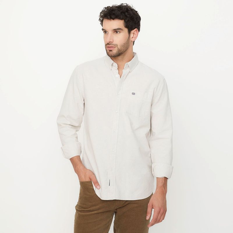 UNIVERSITY CLUB - Camisa Hombre Manga larga Slim University Club