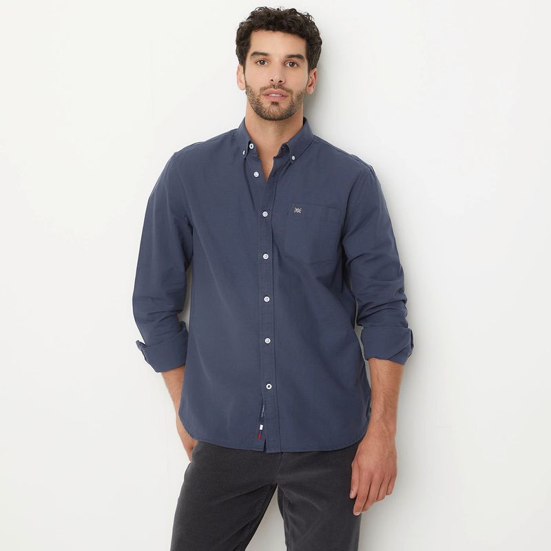 UNIVERSITY CLUB - Camisa Hombre Manga larga Slim University Club