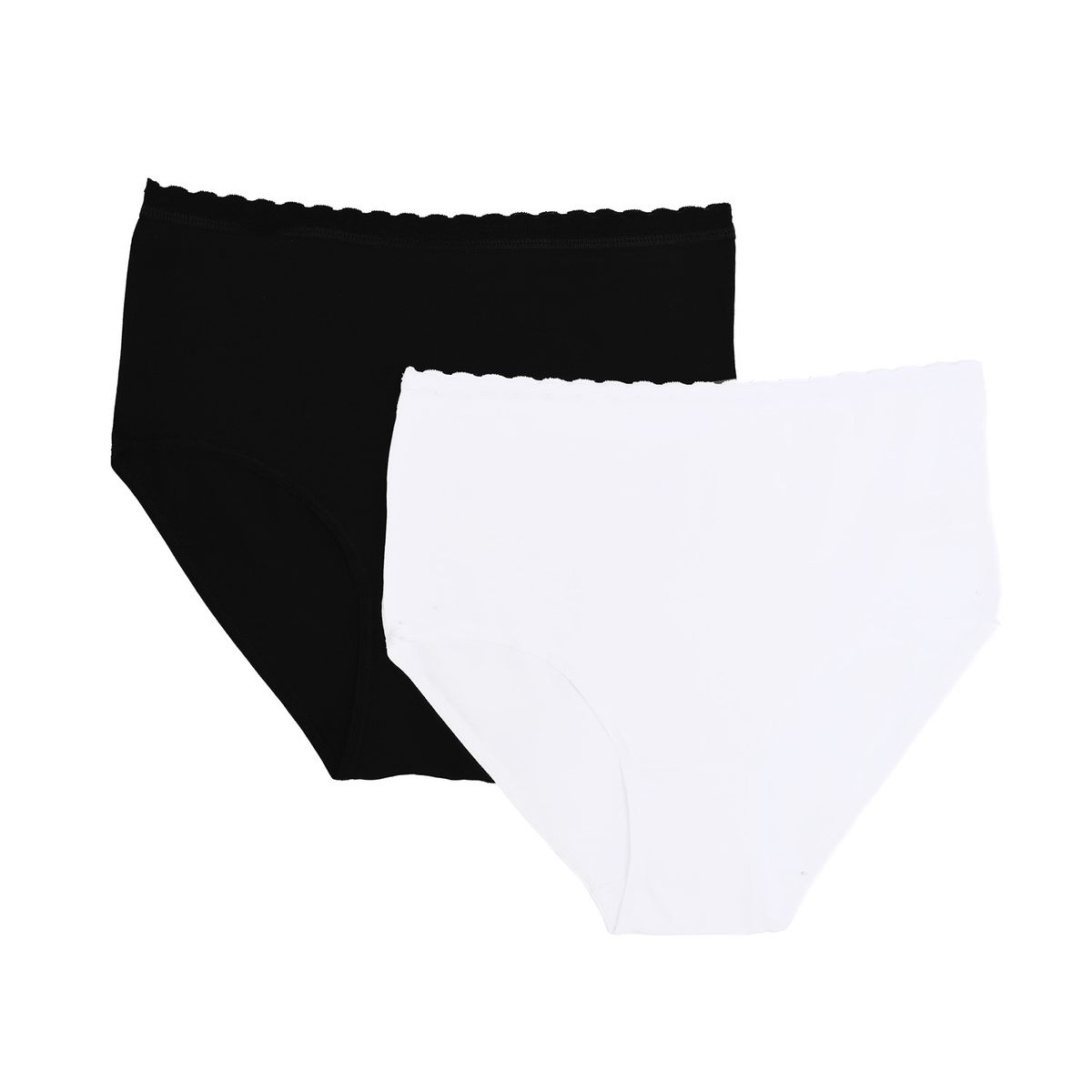 BLU - Calzón Control Pack de 2 de Algodón Mujer Blu
