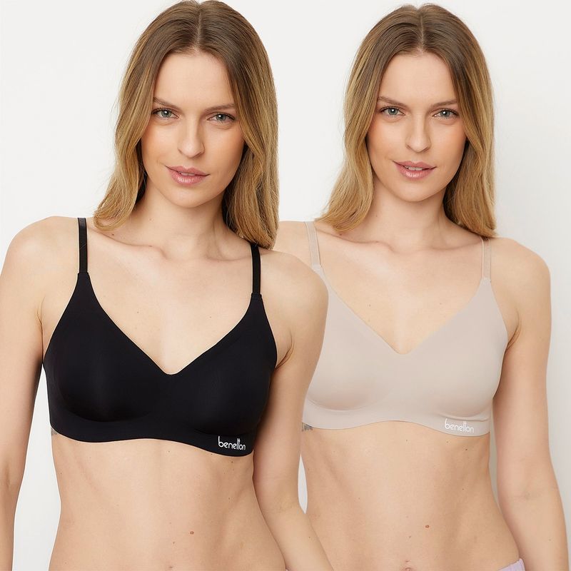 BENETTON - Brasieres Pack de 2 Sin varilla Benetton