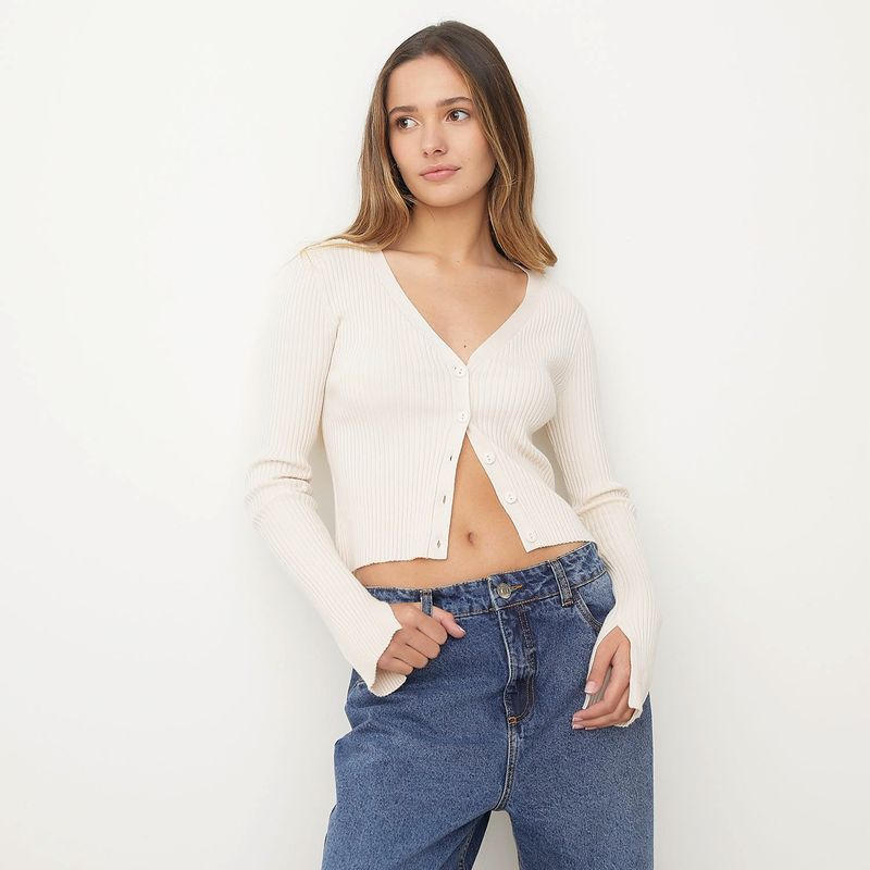 SYBILLA - Saco Mujer Crop Sybilla