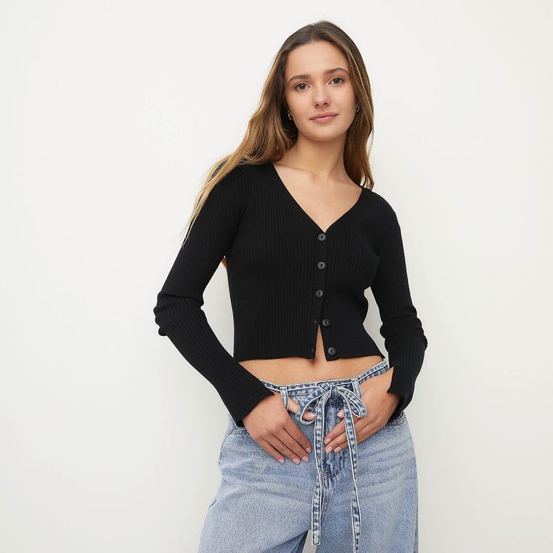 SYBILLA - Saco Mujer Crop Sybilla