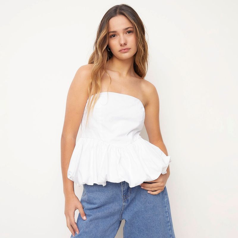 SYBILLA - Blusa Mujer Sin mangas de Algodón Sybilla