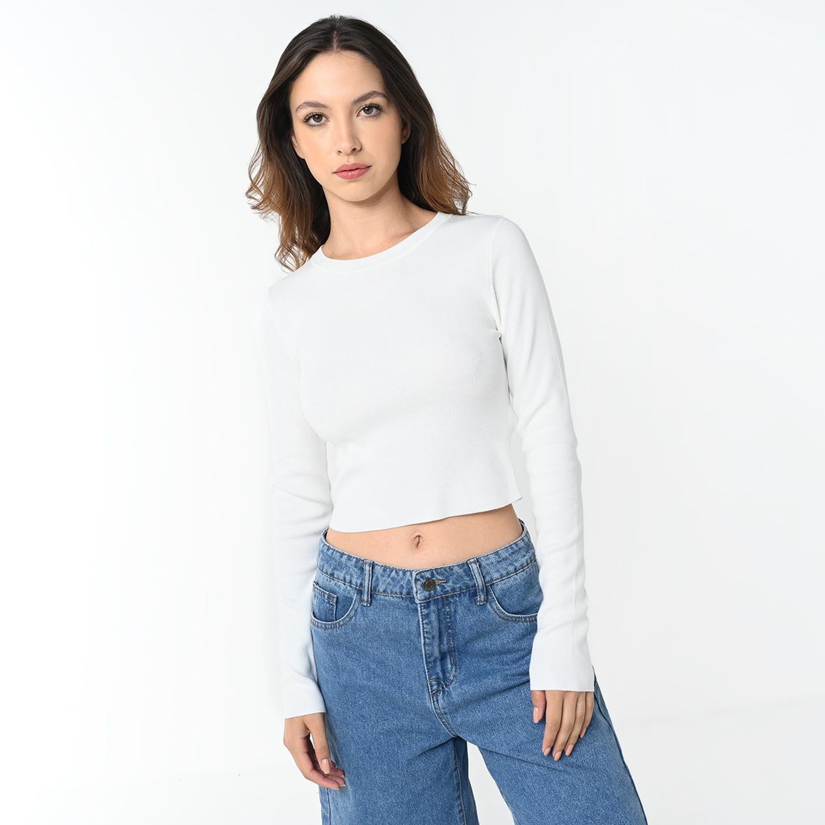 SYBILLA - Saco Mujer Crop Sybilla