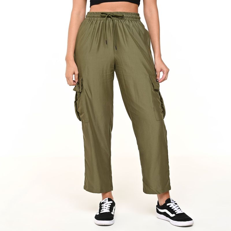 DENIMLAB - Pantalón Cargo Mujer Tiro alto Denimlab