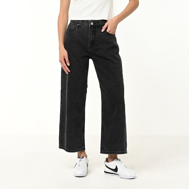 SYBILLA - Jean Culotte Mujer Tiro medio Sybilla