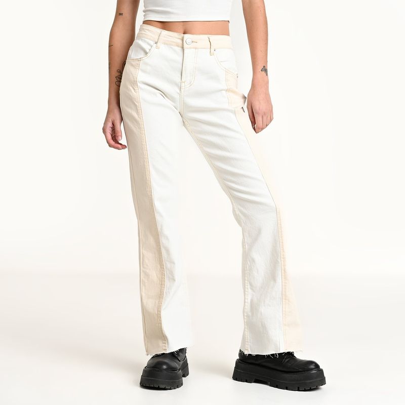 DENIMLAB - Jean Flare Mujer Tiro medio Denimlab