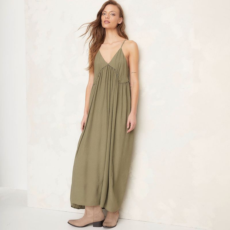 DENIMLAB - Vestido Largo para Mujer Denimlab