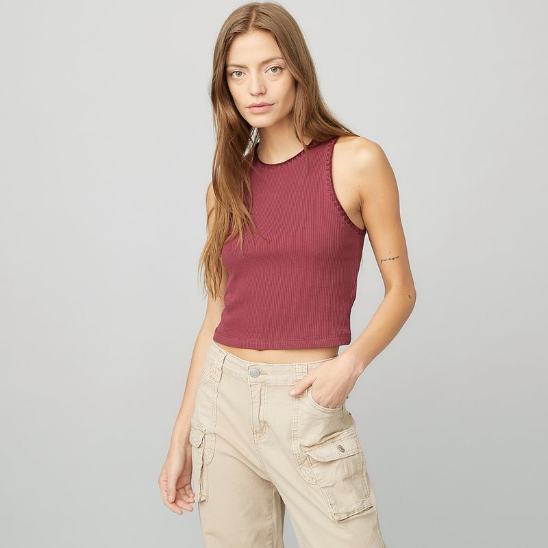 DENIMLAB - Top esqueleto Mujer Sin mangas Denimlab