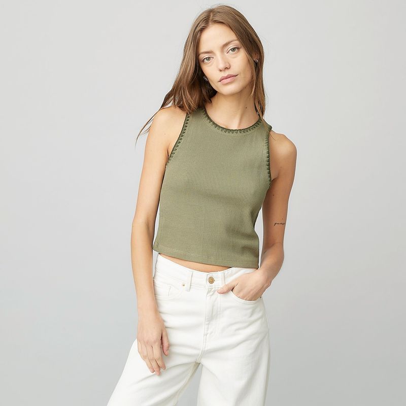 DENIMLAB - Top esqueleto Mujer Sin mangas Denimlab