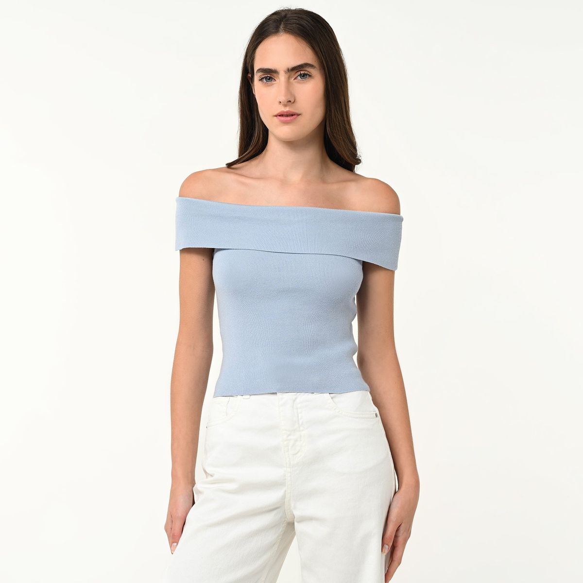 SYBILLA - Top esqueleto Mujer Tejido Sin mangas Sybilla