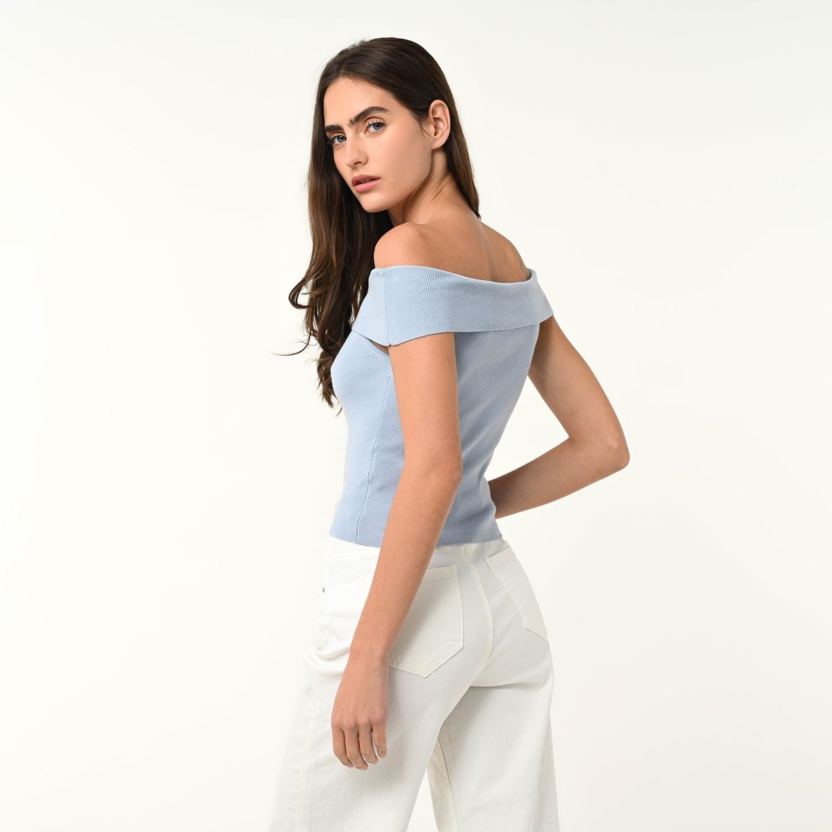 SYBILLA - Top esqueleto Mujer Tejido Sin mangas Sybilla