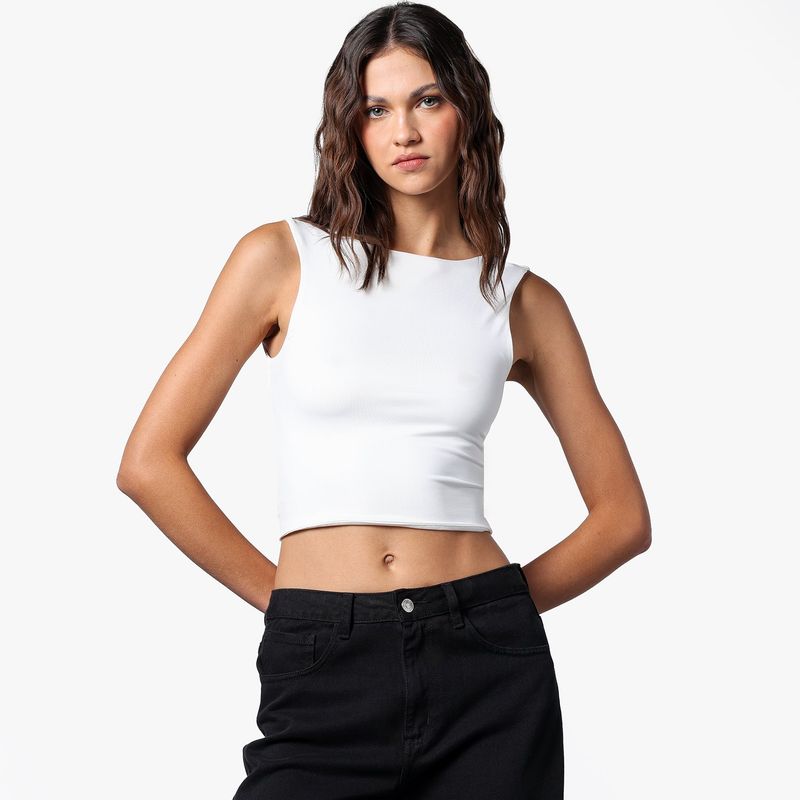 DENIMLAB - Camiseta Mujer Sin mangas Denimlab