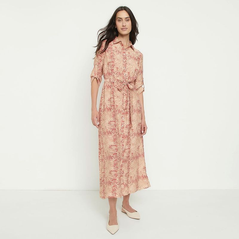 APOLOGY - Vestido Mujer Largo con Estampado Apology