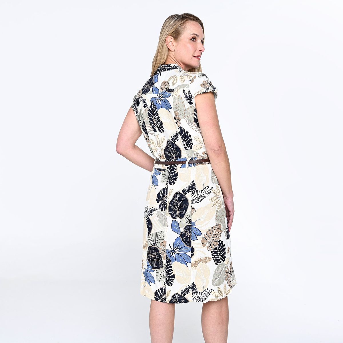 APOLOGY - Vestido Mujer Medio de Lino Apology