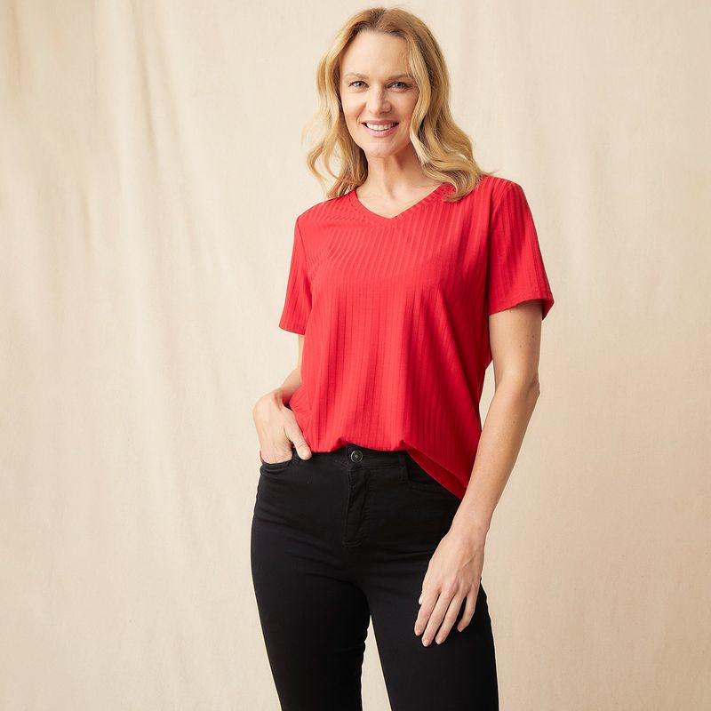 SOUTHLAND - Blusa Mujer con Estampado Manga corta Southland