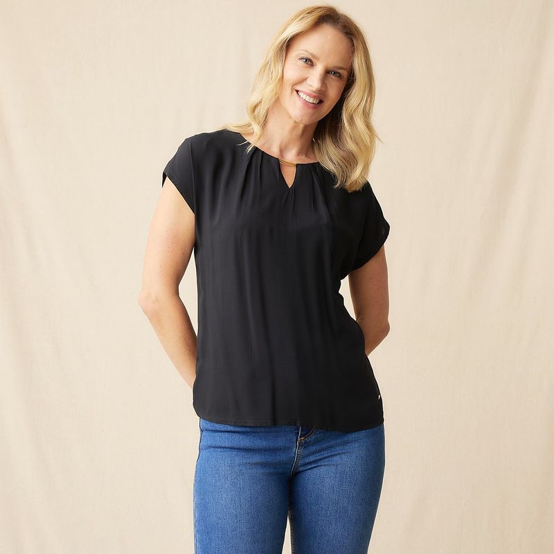 SOUTHLAND - Blusa Mujer con Estampado Manga corta Southland