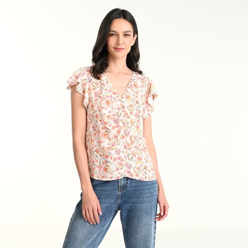 UNIVERSITY CLUB - Blusa Mujer Manga corta University Club