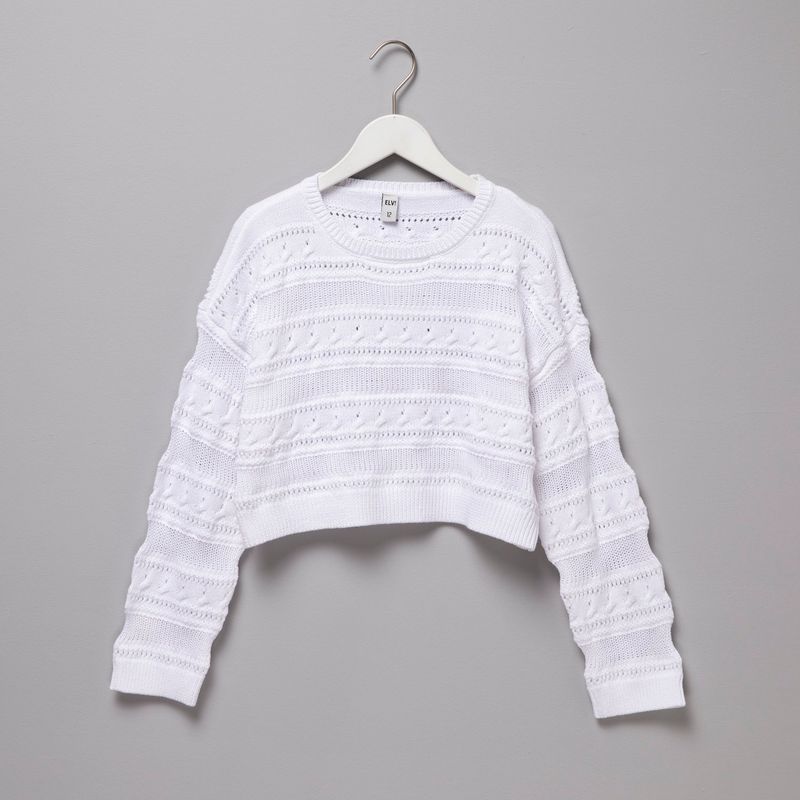 ELV - Saco para Niña Tejido de Algodón ELV