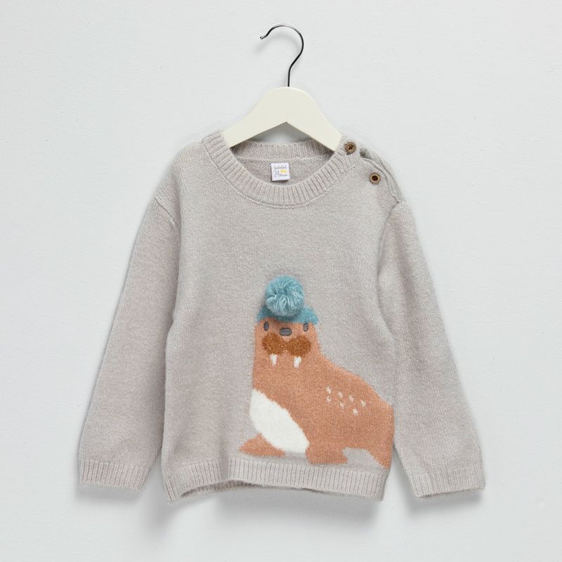 YAMP - Saco para Bebé niño con aplique Yamp