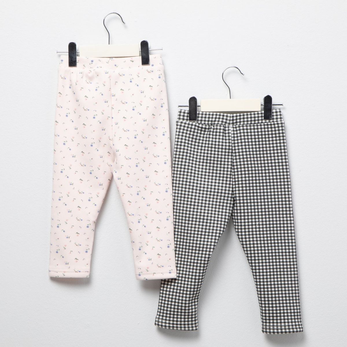 YAMP - Leggings para Bebé niña Pack de 2 unidades Cintura elásticada Yamp