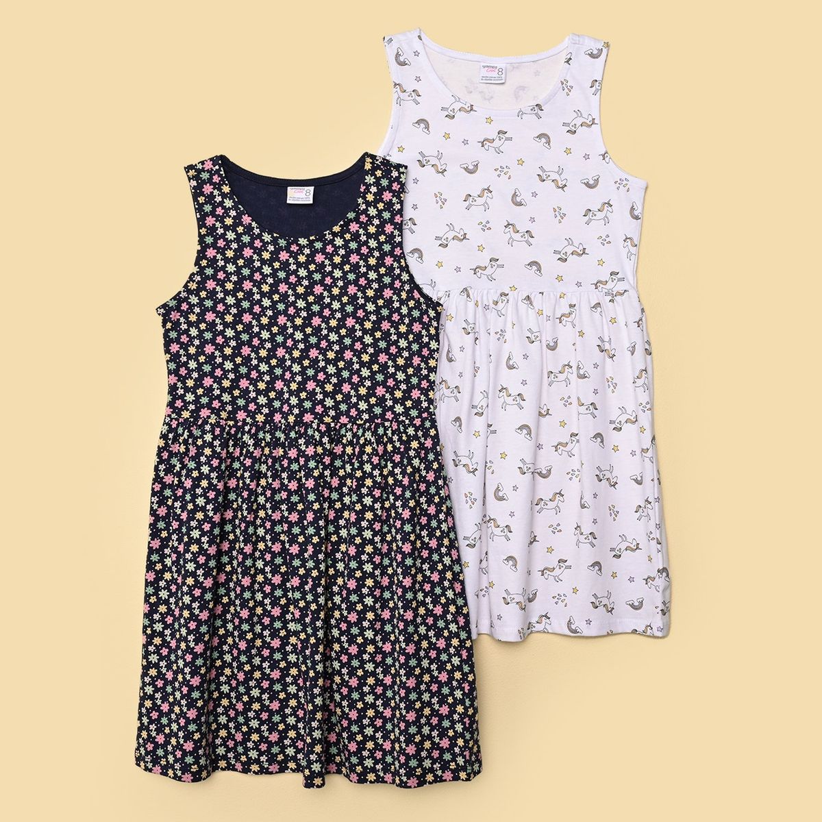 YAMP - Vestido Niña Pack de 2 unidades Algodón YAMP   2