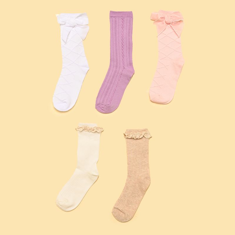 YAMP - Medias Niña Corto Pack de 5 Yamp