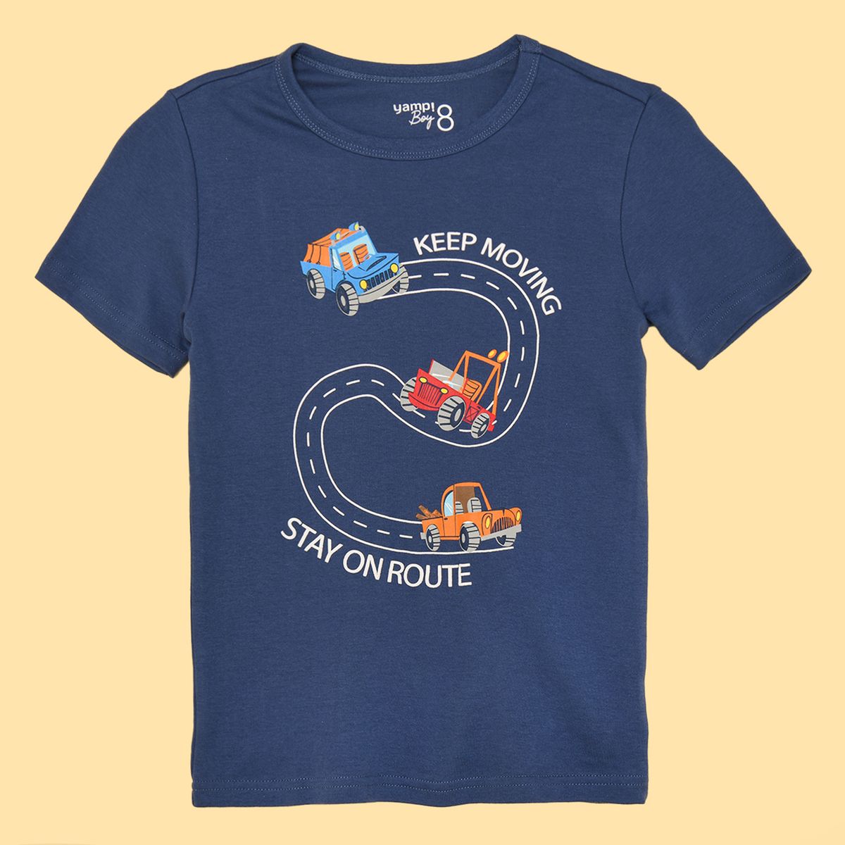 YAMP - Pijama para Niño 2 piezas Cintura elásticada Manga corta Yamp