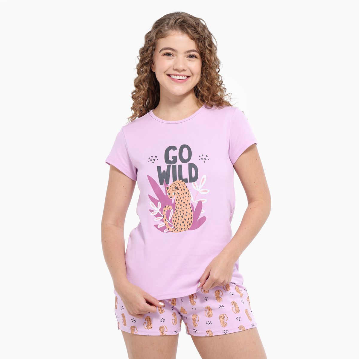 ELV - Pijama para Niña 2 piezas Manga corta ELV