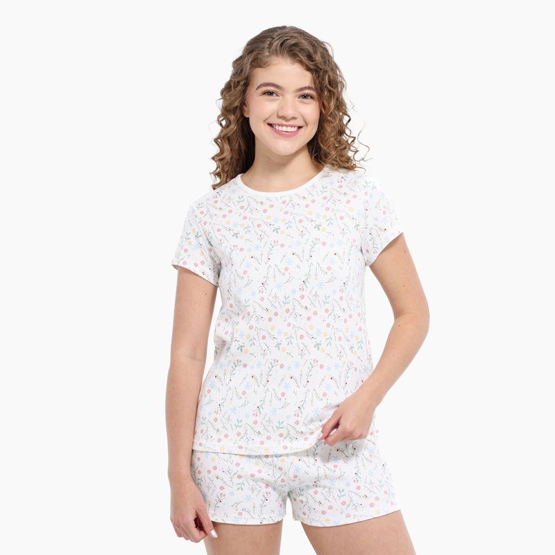 ELV - Pijama para Niña 2 piezas Manga corta ELV