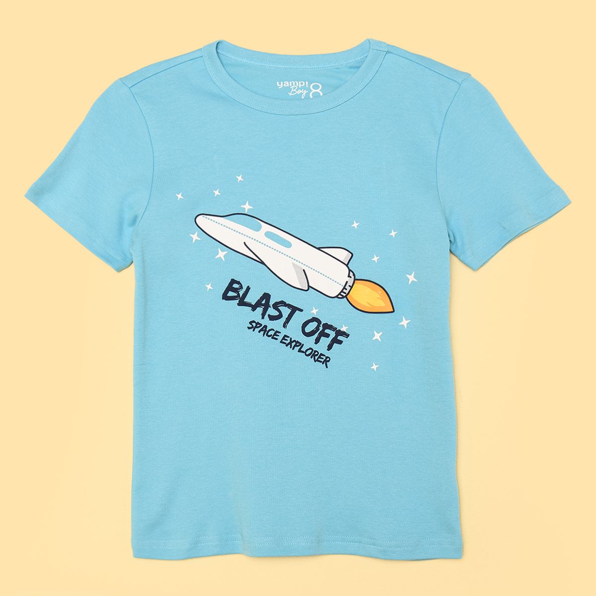 YAMP - Pijama para Niño 2 piezas Cintura elásticada Manga corta de Algodón Yamp