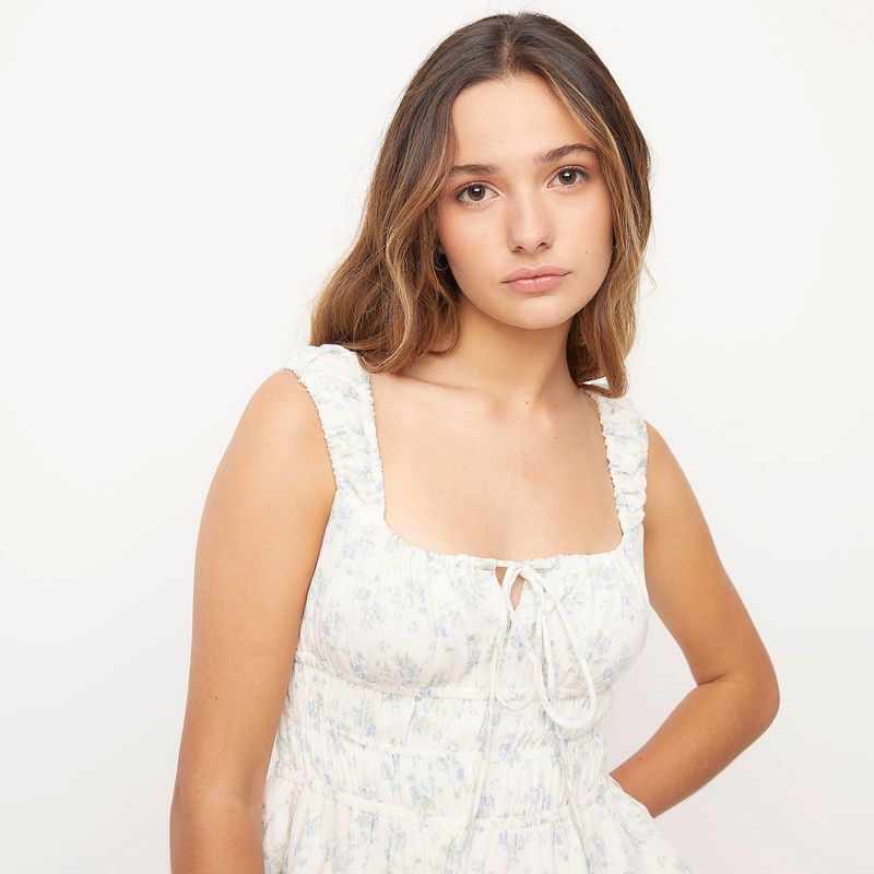 SYBILLA - Blusa Mujer Estampado Sin mangas Sybilla